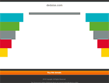 Tablet Screenshot of dedalas.com